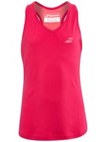 Babolat Girl's Play Tank Red Rose 8-10