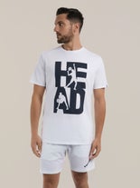 HEAD Men's Vision T-Shirt White XXL