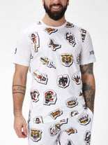 Hydrogen Men's Tattoo Tech Crew White S