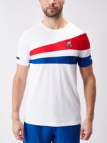 Le Coq Sportif Men Tournament Crew White XXL