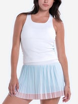 Lucky in Love Wms Riviera Racer Rib Tank White XS