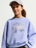 Nike Girls Club Fleece Purple SM