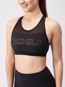 2XU Women's Aero Tri Crop Black/White