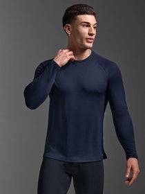 2XU Men's Aero Long Sleeve Midnight