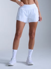 2XU Women's Aero 2 in 1 Hi-Rise 3" Shorts White