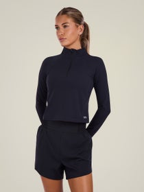 2XU Women's Aero Waffle 1/2 Zip Black
