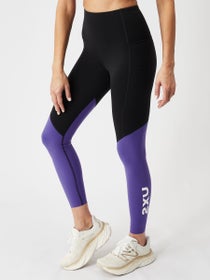 2XU Lgt Speed Mid-rise Comp Tight Moonlight/moonlight Reflective –