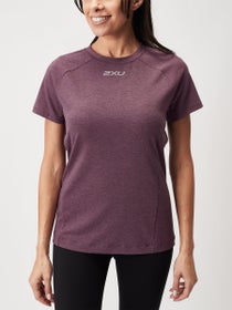 2XU Women's Ignition Base Layer Tee Beet Marle