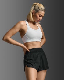 2XU Women's Light Speed High Impact Bra White