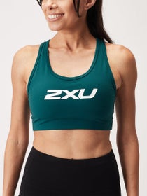 2xu Motion Racerback Sports Bra In Festival/ White