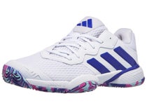 adidas Barricade K White/Lucid Blue/Aqua Junior Shoes