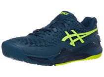 Asics Gel Resolution 9 2E Wide Men's Shoes MakoBlu/Yell