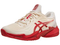 Asics Court FF 3 Novak Cream/Red Men's Shoes 