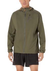 ASICS Men's Fujitrail Waterproof Jacket Mantle Green