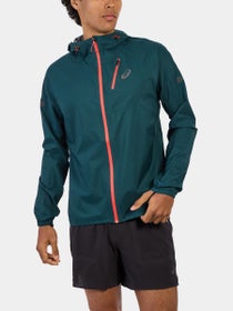ASICS Men's Fujitrail Waterproof Jacket Saxon Green