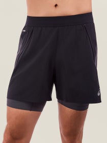 ASICS Men's Road 2 in 1 5" Short Performance Black