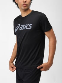 ASICS Men's Silver ASICS Short Sleeve Top
