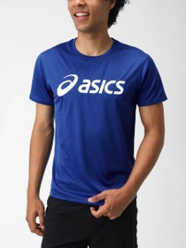 ASICS Men's Silver ASICS Short Sleeve Top