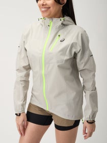 ASICS Women's Fujitrail Waterproof Jacket Oatmeal