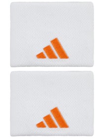 adidas Singlewide Wristband  - White/Orange