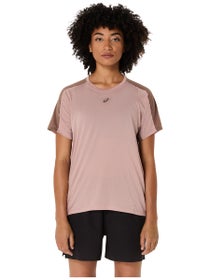 ASICS Women's Fujitrail Peak Short Sleeve Neutral Pink