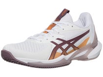 Asics Solution Speed FF 3 Clay White/Mauve Womens Shoes