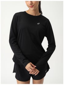 ASICS Women's Silver Long Sleeve Top Performance Black