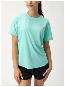 ASICS Women's Silver Short Sleeve Top Illuminate Mint