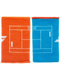 Babolat Reversible Jumbo Wristband Caneel/Orange