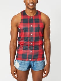 BOA Men's Printed Singlet - Buffalo Plaid
