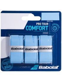 Babolat Pro Tour Overgrips Blue 3 Pack