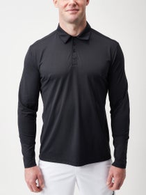 BloqUV Men's Long Sleeve Polo - Black