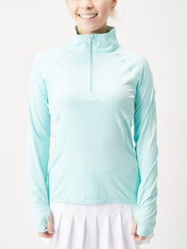 BloqUV Women's Half Zip Top - Mint