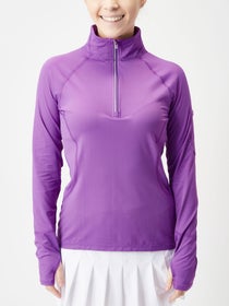 BloqUV Women's Half Zip Top - Purple