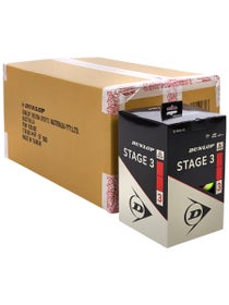 Dunlop Stage 3 Red Ball 6 x 12 Pack Case (72 Balls)