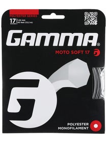 Gamma Live Wire XP 17G Tennis String Reel Natural, Gamma Multifilament  String