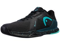 Head Sprint Pro 4.0 SF CLAY Black/Teal Men's Shoes 