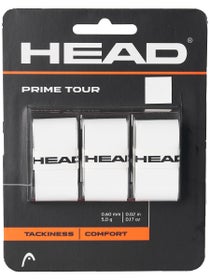 Head Prime Tour Overgrip 3 Pack WHITE