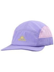 Helios Ultralight 7 Panel Soft Brim Cap  Lavender/Pink