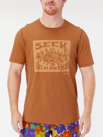 Janji Men's Runterra Bio GFX Tee Seek New Sunbeam