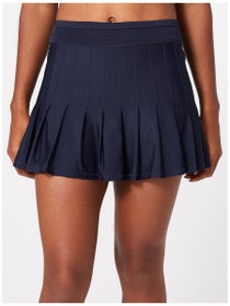 Lucky in Love Women's Core Retro Pleated Skirt - Navy