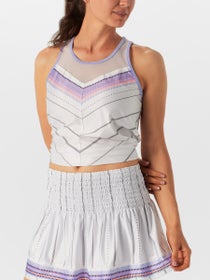 Lucky In Love Women's Lavender Love Tie Back Tank