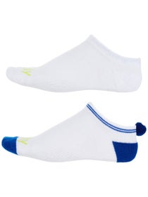 Lucky In Love Wmn Shibori Low Cut Sock Size 4-10 White