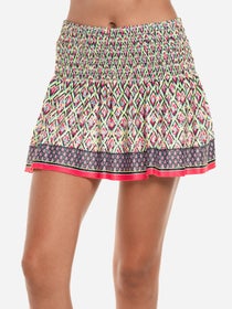 Lucky in Love Women's Long Oopsie Daisy Smocked Skirt