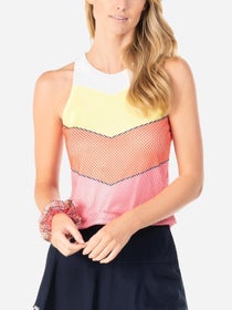 Lucky in Love Women's Palm Island Coco Chevron Tank