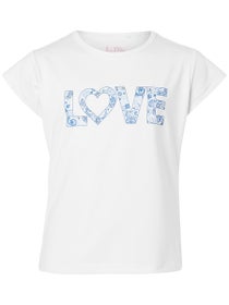 LiMi Girl's Paisley Sky Love Bling Top