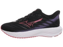 Mizuno Enerzy Rider JR Kid's Shoes Black/Rose/Purple