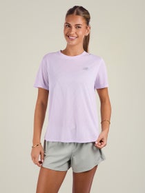 New Balance Women's Athletics T-Shirt Taro Heather