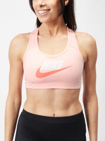 NWOT Nike Court Black Dri Fit Swoosh Sports Bra Size M 