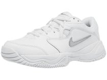 Nike Court Jr Lite White/Silver Junior Shoes